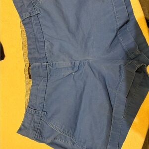 J. Crew Blue Flat Front Shorts Casual Comfort Chino size 10